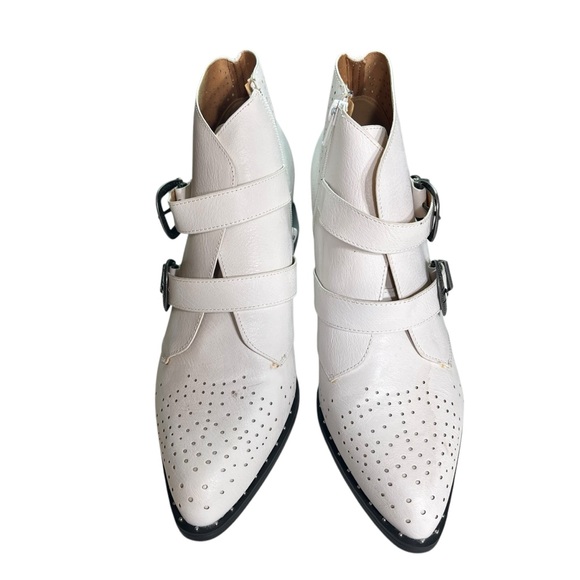 Qupid from Buckle Ankle Boots Buckle Western Boho Rodeo Booties - Picture 3 of 12